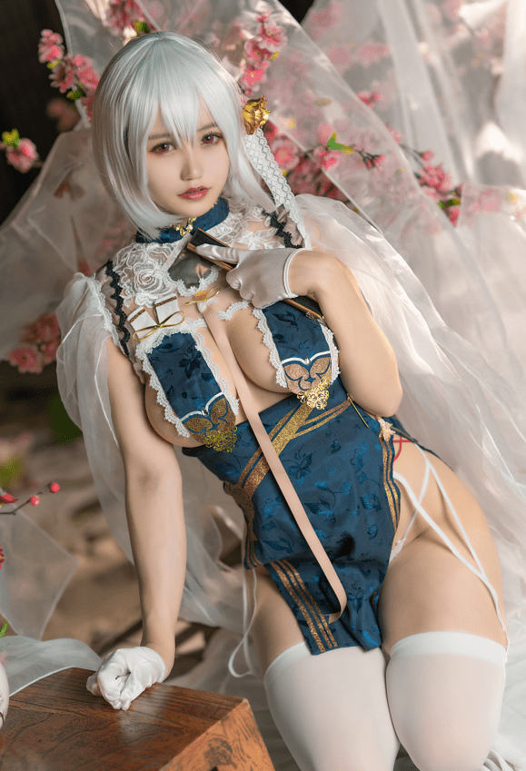 图片[1]-小仓千代w – NO.022 天狼星旗袍 [20P-138MB]-蜜桃啵啵