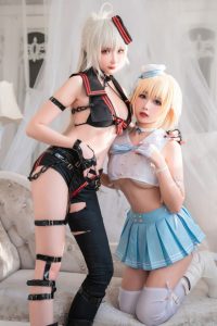 Momoko葵葵 NO.039 &瓜希酱 FATE-黑白贞德[60P-171MB]VIP-蜜桃啵啵