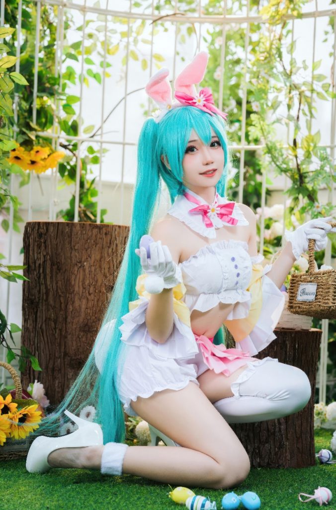 图片[1]-焖焖碳 NO.047 初音未来复活节兔子[22P-162MB]-蜜桃啵啵