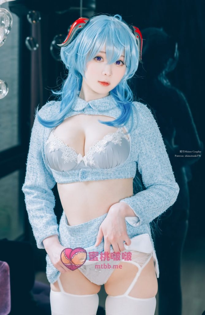 霜月shimo NO.146 Ganyu lingerie[15P-100MB]<badge>VIP</badge>-蜜桃啵啵
