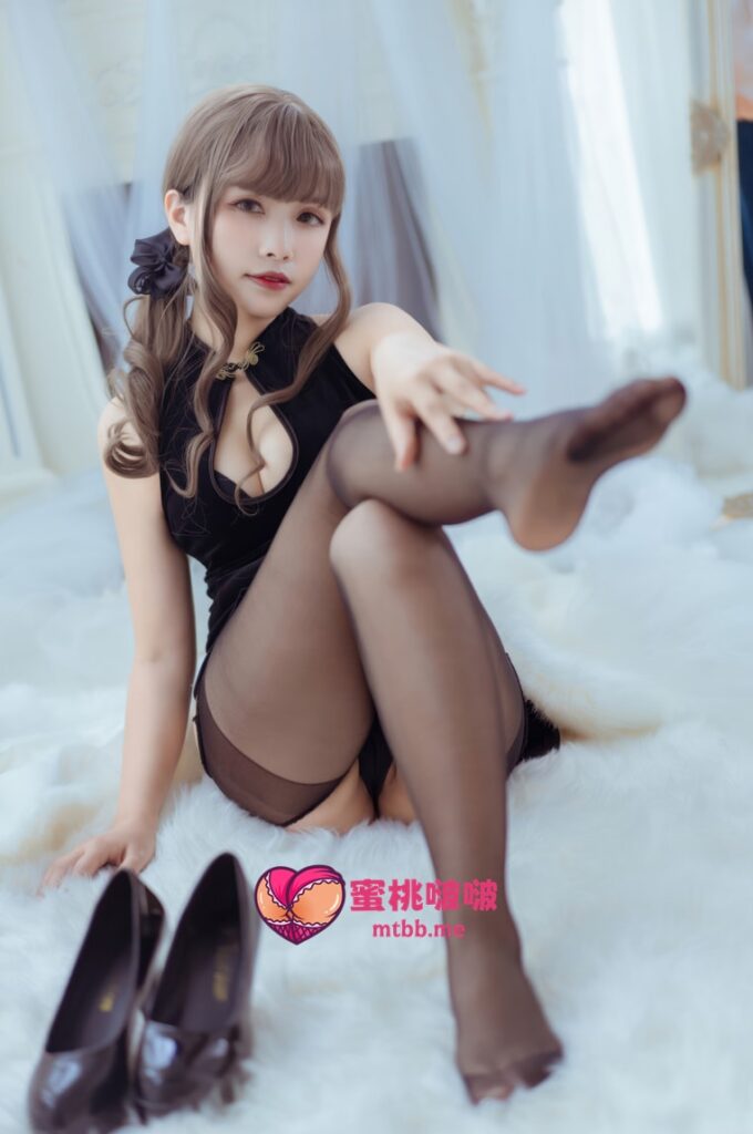 Neko薇薇 NO.15 改良黑旗袍 [35P-225MB]-蜜桃啵啵
