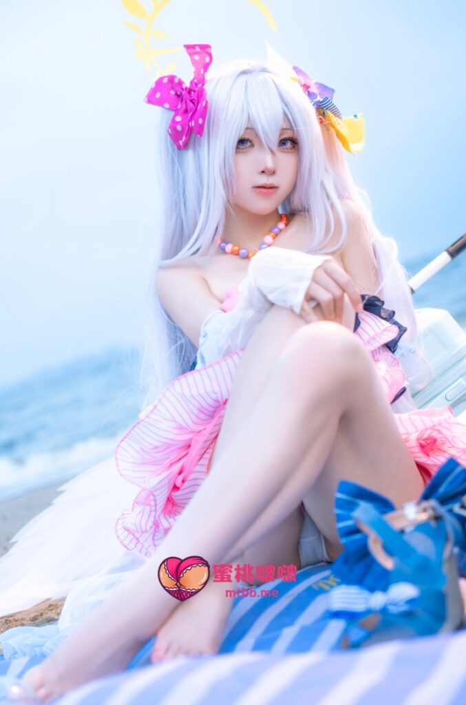 图片[1]-矢量鱼 NO.030 蔚蓝档案 白洲梓 泳装 [29P-298MB]-蜜桃啵啵