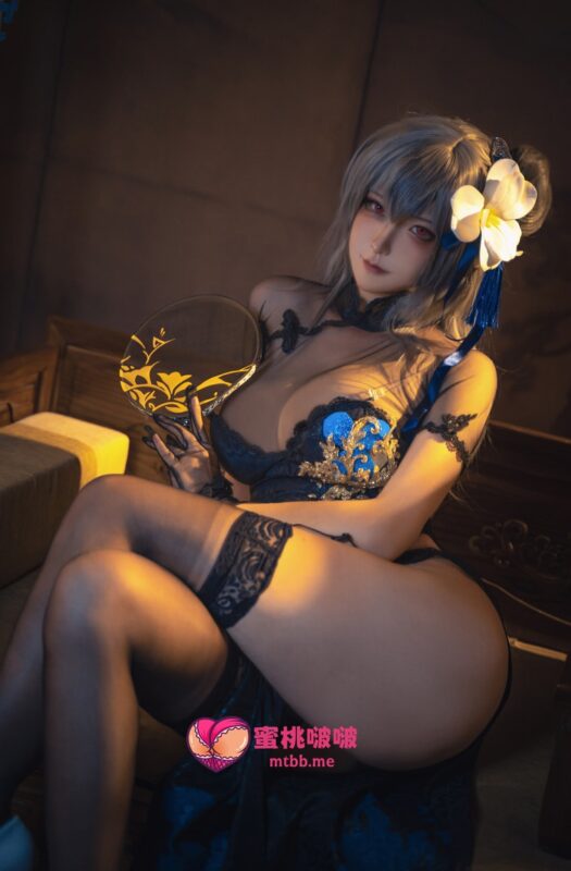 Seya-狮砸 NO.056 碧蓝航线 路易九世 旗袍[12P-212MB]-蜜桃啵啵